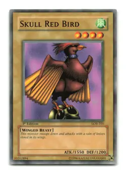 Skull Red Bird - LOB-105 1st Edition - YuGiOh-LP - Image 1