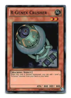 R-Genex Crusher - HA03-EN016 1st Edition Super Rare - YuGiOh-LP - Image 1