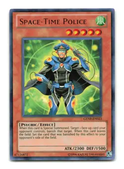 Space-Time Police - GENF-EN023 Ultra Rare - YuGiOh-LP - Image 1