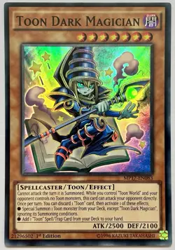 MP17-EN083 Toon Dark Magician - Super Rare 1st Edition Near Mint YuGiOh Card - Image 1