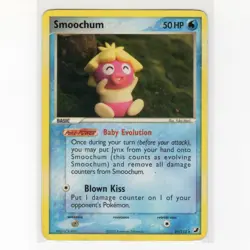 Pokemon TCG Smoochum 31/115 EX Unseen Forces Regular Rare Card EN-MP 2005 - Image 1