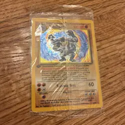 Sealed 1999 Pokemon TCG Machamp 1st Edition 8/102 Base Set HOLO Promo Card - Image 1