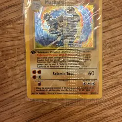 Sealed 1999 Pokemon TCG Machamp 1st Edition 8/102 Base Set HOLO Promo Card - Image 3