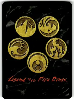 Legend of the Five Rings Four Winds Card Gold Edition - Sanctified Temple - Image 2