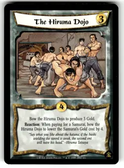 Legend of the Five Rings Four Winds Card Gold Edition - The Hiruma Dojo - Image 1