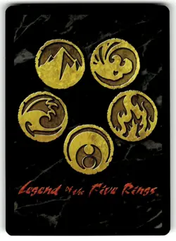 Legend of the Five Rings Four Winds Card Gold Edition - The Hiruma Dojo - Image 2