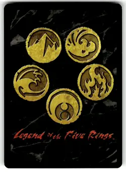 Legend of the Five Rings Four Winds Card Gold Edition - Armory - Image 2
