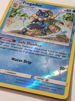 REVERSE HOLO Frogadier 23/131 VLP Forbidden Light Pokemon Card - Akira Komayama - Image 2