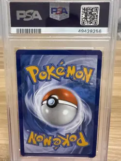2019 PSA 9 Pokemon Staff Team Up Prerelease Charizard Black Star SM158 Card Mint - Image 2
