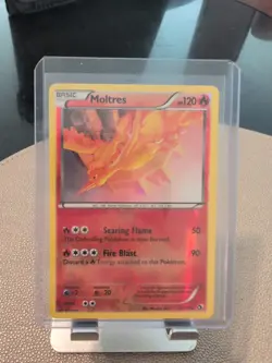 Moltres 22/113 Reverse Holo Rare Pokemon TCG BW Legendary Treasures card game - Image 1
