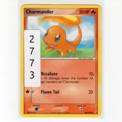 Pokemon TCG Charmander 48/100 EX Crystal Guardians Regular Card EN-MP 2006 - Image 3