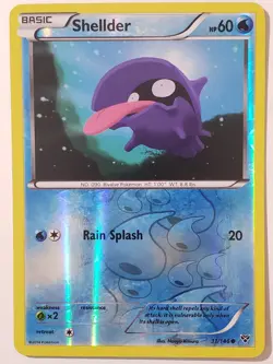 REVERSE HOLO Shellder 31/146 VLP - XY Base Set Pokemon Card - Naoyo Kimura Art - Image 1