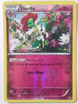 REVERSE HOLO Floette 64/106 VLP RARE XY Flashfire Pokemon Card $2 Combined Ship - Image 1