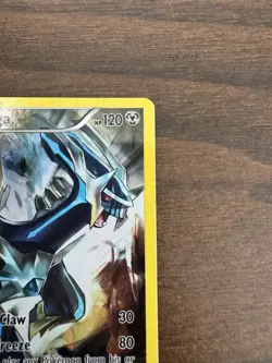 Dialga XY77 Full Art Holo Black Star Promo Pokemon Card DMG - Image 3