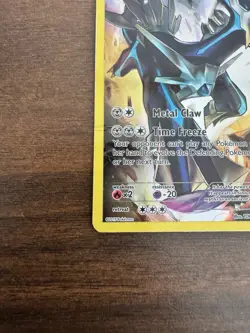 Dialga XY77 Full Art Holo Black Star Promo Pokemon Card DMG - Image 5