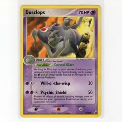 Pokemon TCG Dusclops 17/100 EX Crystal Guardians Regular Rare Card EN-MP 2006 - Image 1