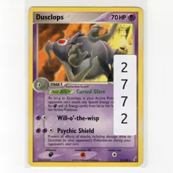 Pokemon TCG Dusclops 17/100 EX Crystal Guardians Regular Rare Card EN-MP 2006 - Image 3