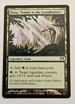 Okina, Temple Of The Grandfathers Champions Of Kamigawa MTG Magic Light Play - Image 1