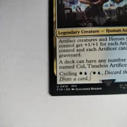 Cid, Timeless Artificer (0410) Final Fantasy - MTG - Regular - Image 3