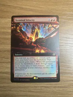 Terminal Velocity (FOIL) - Extended Art - Edge Of Eternities - MTG - 338 - NM - Image 3