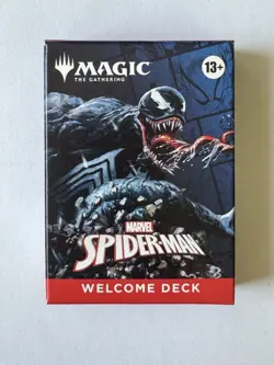 SDCC 2025 Magic the Gathering x Spider-Man Welcome Deck Black MTG Sealed Venom - Image 1