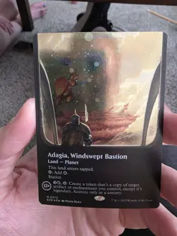 Adagia, Windswept Bastion (Borderless) (Galaxy Foil) - Edge of Eternities MTG - Image 2