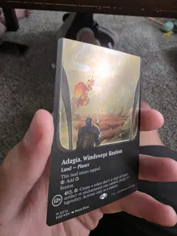 Adagia, Windswept Bastion (Borderless) (Galaxy Foil) - Edge of Eternities MTG - Image 4