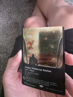 Adagia, Windswept Bastion (Borderless) (Galaxy Foil) - Edge of Eternities MTG - Image 5