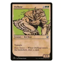 MTG Owlbear Adventures in the Forgotten Realms 198/281 Regular Common - Image 2