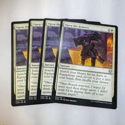 MTG Open the Armory x4 Commander Legends Uncommon NM Playset - Image 1