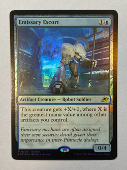 MTG - Edge of Eternities - Emissary Escort (#399) - FOIL Promo - Image 1