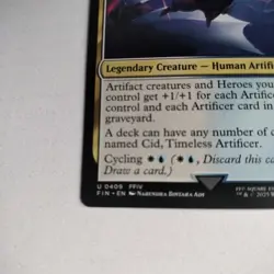 Cid, Timeless Artificer (0409) Final Fantasy - MTG - Regular - Image 3