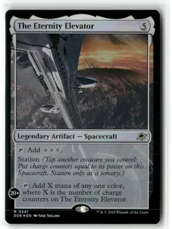 The Eternity Elevator Edge of Eternities Foil Magic NM MTG - Image 1