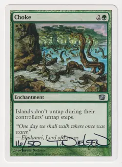 Signed Choke Proof LP 8th Edition Artist Terese Nielsen 2003 MTG Magic AP 16/50! - Image 1