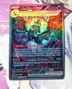 Charizard EX Tera Alt Art 234/091 Paldean Fates Pokemon TCG CUSTOM CARD! - Image 1