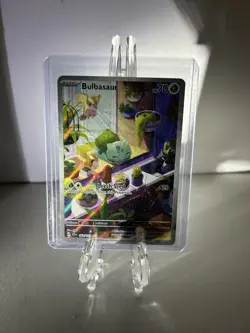 2024 POKEMON SCARLET & VIOLET STELLAR CROWN 143/142 BULBASAUR ILLUSTRATION RARE - Image 1