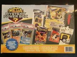 POKEMON CHRISTMAS/HOLIDAY EDITION 2022 MEGA MYSTERY POWER BOX MEIJER EXCLUSIVE - Image 1