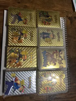 Pokemon Gold and Silver Cards Lot Of 8 - Image 1