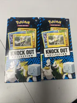 Pokemon Set of 2 Knock Out Collection Boxes Sealed Pack Boltund - Image 1