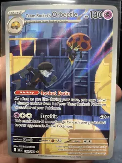 Team Rocket's Orbeetle 198/182 Destined Rivals - Near Mint Pokemon TCG - Image 1