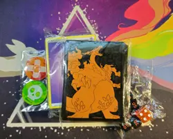 Pokemon Champion’s Path Charizard VMAX Deck Sleeves 65ct Brand New Sealed Pack - Image 1
