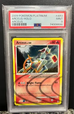 2009 Pokemon Platinum Arceus Holo Arceus #AR6 PSA 9 LARGE SWIRL - Image 1