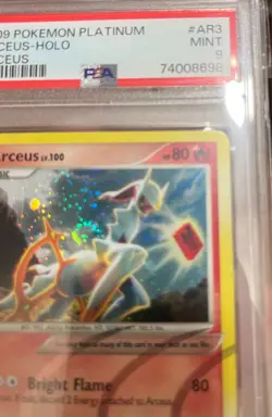 2009 Pokemon Platinum Arceus Holo Arceus #AR6 PSA 9 LARGE SWIRL - Image 4