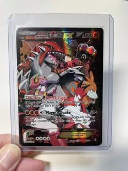 Team Magma's Groudon EX - 15/34 Double Crisis Ultra Rare Pokemon Ungraded / LP - Image 1