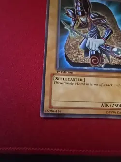 Yugioh Dark Magician DPYG-EN001 1st Edition Rare NM - Image 4