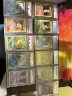 Lot Of Pokemon And Yugioh Cards Blastoise Psa 8 Mewtwo PSA 9 2nd Gen Starters - Image 2