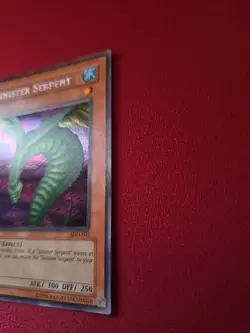 Yugioh Sinister Serpent SDD-002 Parallel Secret Rare NM - Image 2