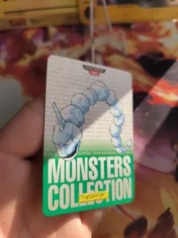 Pokemon Karte Card Onix Green Monsters Collection Carddass 1996 japanese Exc - Image 2