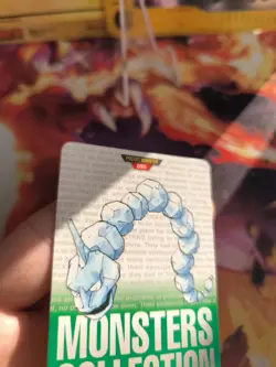 Pokemon Karte Card Onix Green Monsters Collection Carddass 1996 japanese Exc - Image 5