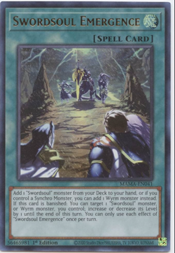 Yugioh Swordsoul Emergence MAMA-EN041 Ultra Rare 1st Edition NM - Image 1
